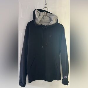 Black champion hoodie